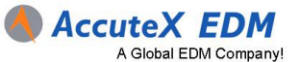 Accutex is an EDM manufacturer that makes wire edm, hole pooper edm and sinker edm